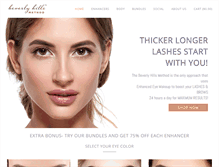 Tablet Screenshot of beverlyhillsmethod.com
